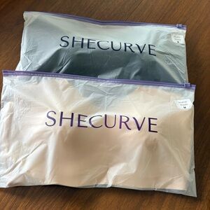 SheCurve Set of Two Packaged Tops - Black and Nude
